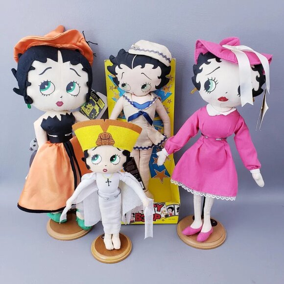 Kellytoy Other - Betty Boop Plush Dolls in Halloween Costume Lot of 4